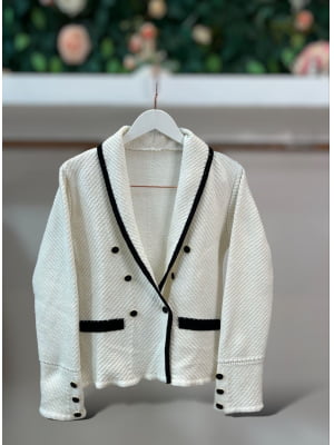 BLAZER MOUSSE INTARSIA LISO 