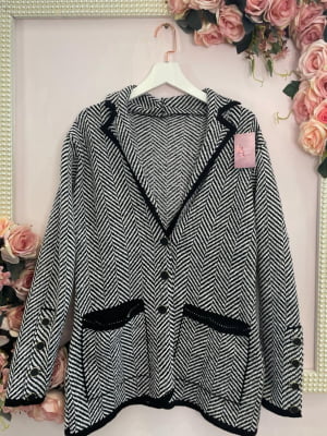 BLAZER MOUSSE LISTRADO 