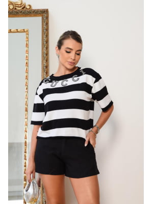 BLUSA MODAL LISTRADA 