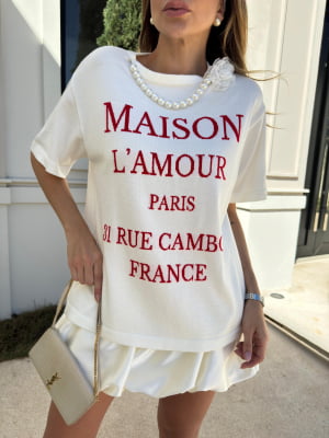 T-SHIRT MODAL MAISON COLAR